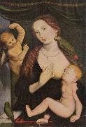 Hans Baldung Grien Madonna mit den Papageien oil painting reproduction
